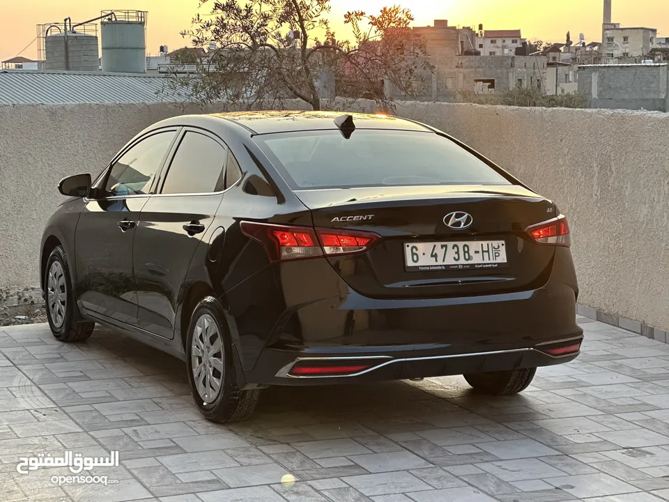 هونداي اكسنت ترخيص 2022 جير اتماتيك ماطور 1600 بنزين