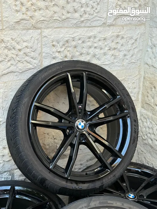 جنوط 19 انش لل بي ام دبليو وكاله  اصليات من الشركه مع كواشيكهم  للبيع  بسعر طري bmw