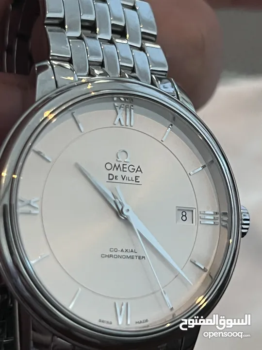 Sale!!Rare!! Omega DeVille Prestige Co-Axial Chronometer Bought in USA With Box & Certified Card