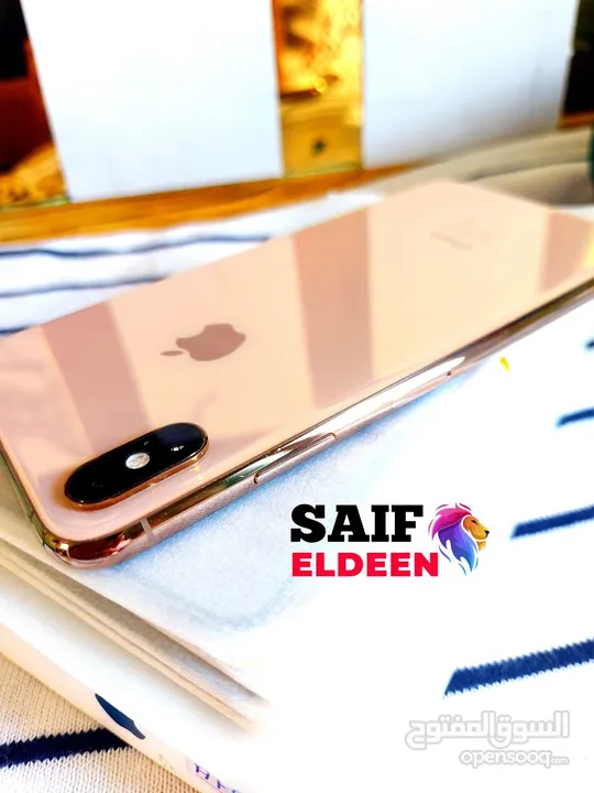 IPHONE XS MAX 256  GOLD حالة زيروو