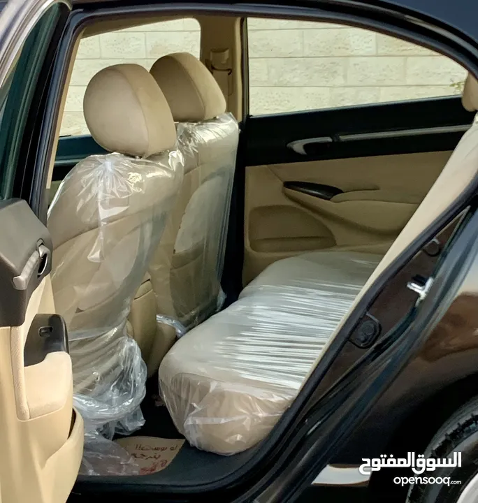 هوندا سيفيك 2008 فحص كامل صنف EXI لون اسود ملوكي بحالة الوكالة