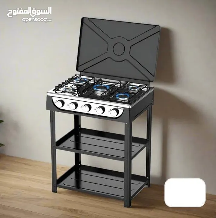 حوّل أي مساحة إلى مطبخك الخاص مع موقد الغاز Starlux! غاز 5 شعلات مع قاعدة