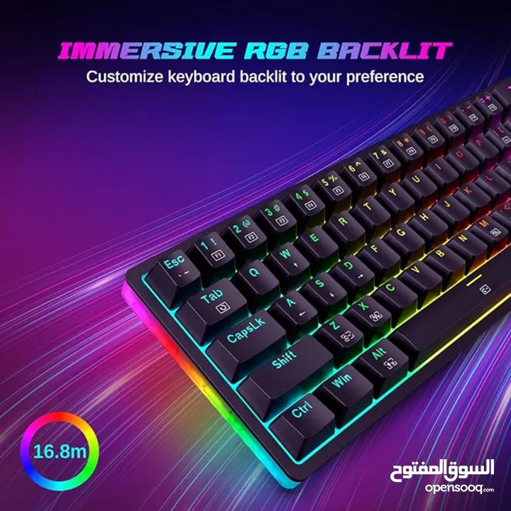 Redragon Akali K642-RGB 60% Hot-Swappable