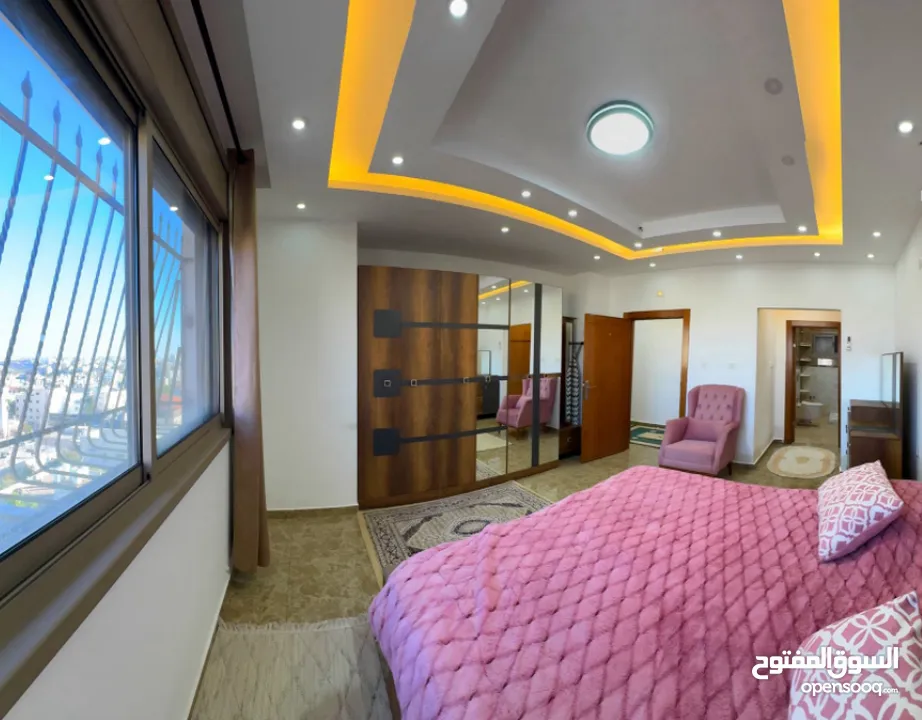 روف للايجار مفروش في اجمل مناطق رام الله والبيرة التواصل مع المالك مباشرة دون وسيط 1250 دولار