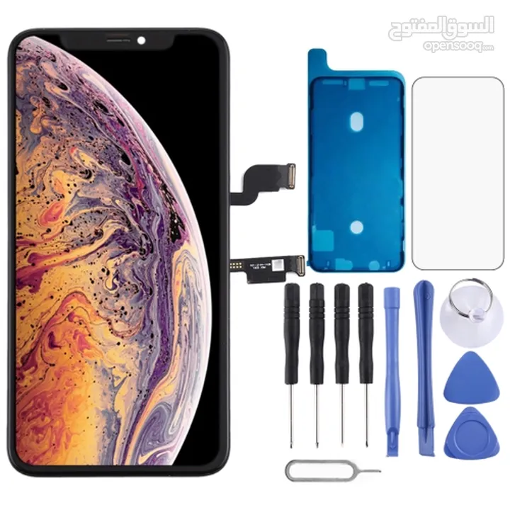 ‎شاشة IPHONE XS MAX  نوع GX OLED نخب الأول  .