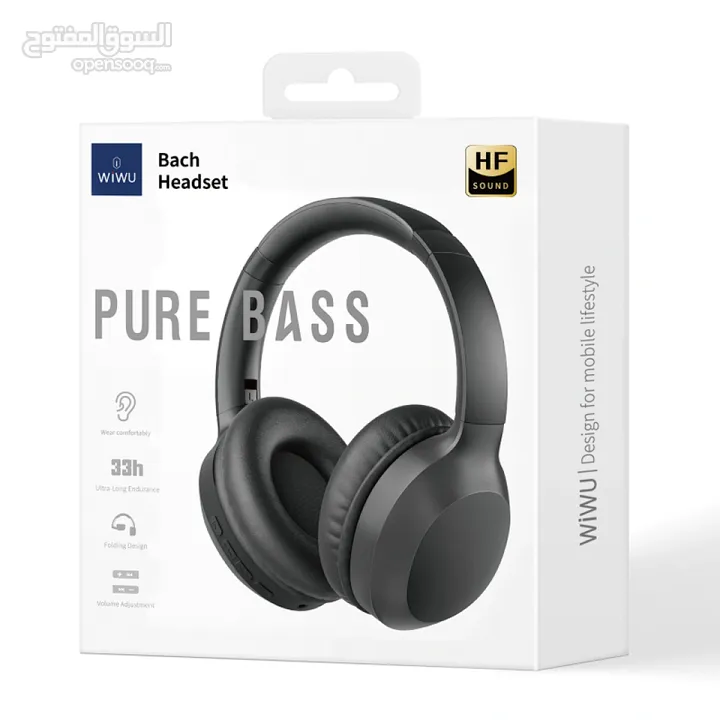 WIWU Bach Wireless Headset PURE BASS -NEW -MEAGByte