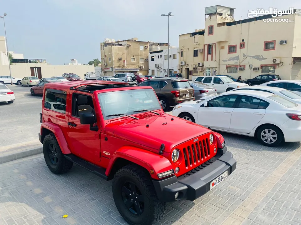 Jeep Wrangler Sahara 2014, 3.6 ltr V6 engine, 35 inch wheels,