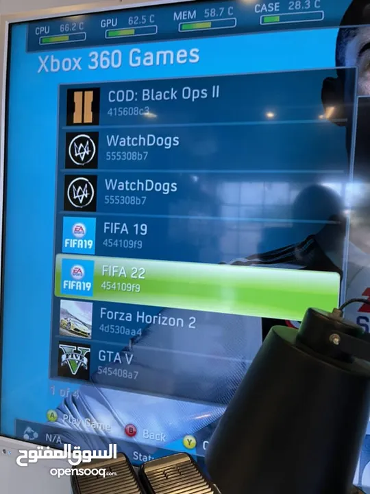 أفضل اجهزة أكسبوكس 360 المهكر متوفر الان و مع ايدتين و كامل الاسلاك و الكوابل