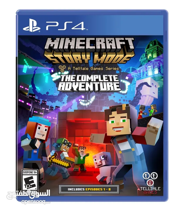 مطلوب ديسكات Minecraft Story Mode PS4