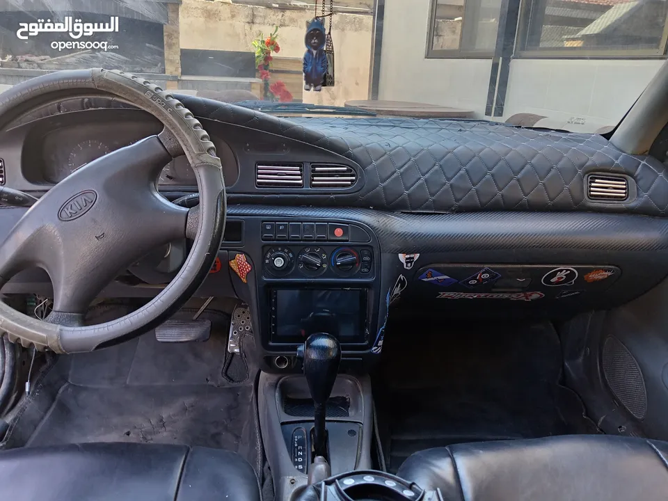 البيع كاش فقط او للبدل  غير قابل للتقسيط سيارة كيا سفيا موديل 1997  جير اتوماتيك ترخيص جديد