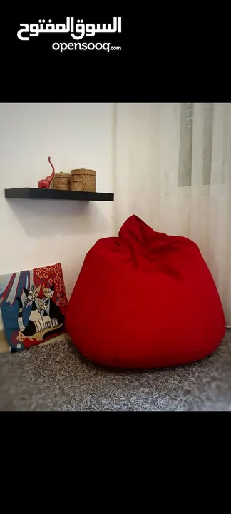 بفات beanbags عروض للحديقة للبيت ولكل مكان ، حجم الستاندرد المناسب لجميع الاعمار الأكثر طلبا
