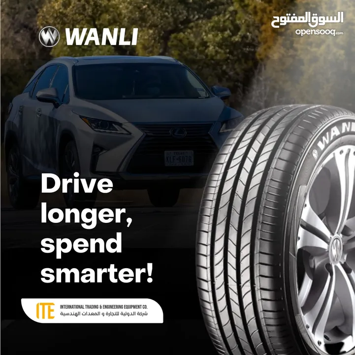 كوشوك اطارات وانلي WANLI TIRE  لسيارات الهايبرد والكهرباء  بيك آب و تريلات شاحنات