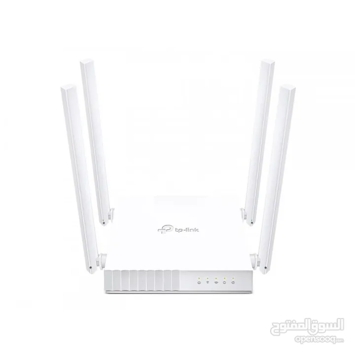 Dual-band Wi-Fi router tp-link archer c24 AC750 راوتر واي فاي تي بي لينك للانترنت