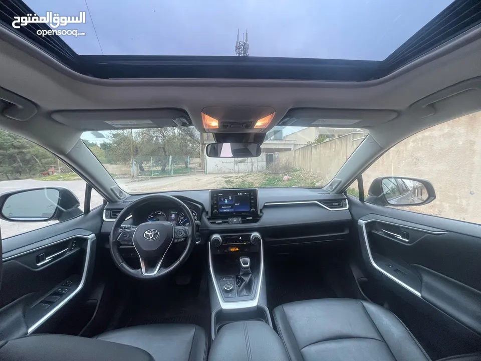 تويوتا راف فور هايبرد 2021 جمرك جديد