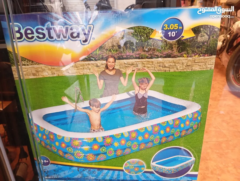 بركة  BESTWAY / INTEX جلد اصلي  من الشركة الاصلية