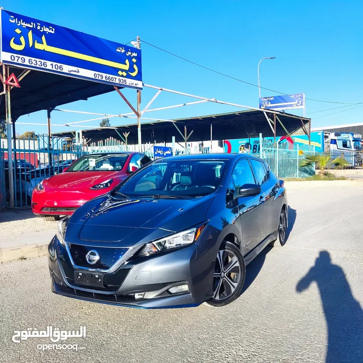 Nissan leaf SL plus 62 kw نيسان ليف بطارية كبيرة