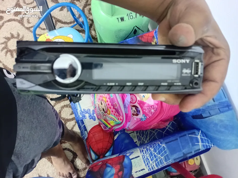 مسجل سوني مع صب وجهاز وجدلة كاملة