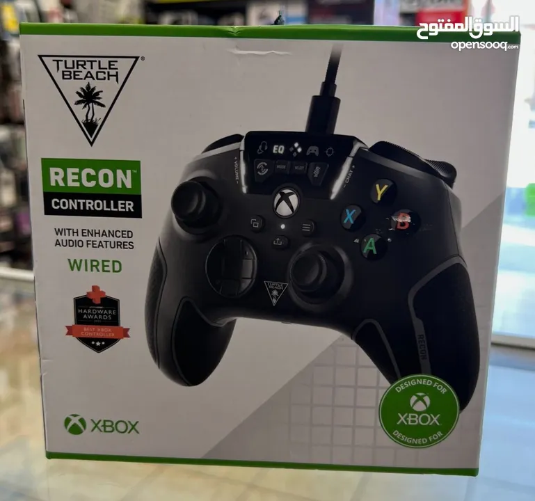 يد Turtle beach Recon بحالة ممتازه شبه جديده للبيع مع فاتورتها وضمان من الشركة