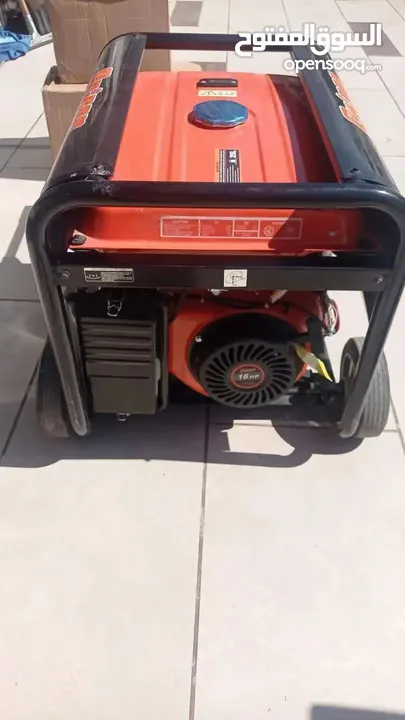 مولد -  كهرباء ينزين 8500 واط بقوة 6,5 حصان HP قوي جداً التفاصيل : 3 مخراج 220V فقط ب 850 شيكل فقط