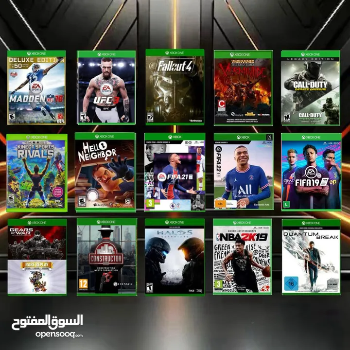 Xbox Game Cd’s for series x & one x/s أقراص ألعاب إكس بوكس سيريس & ون