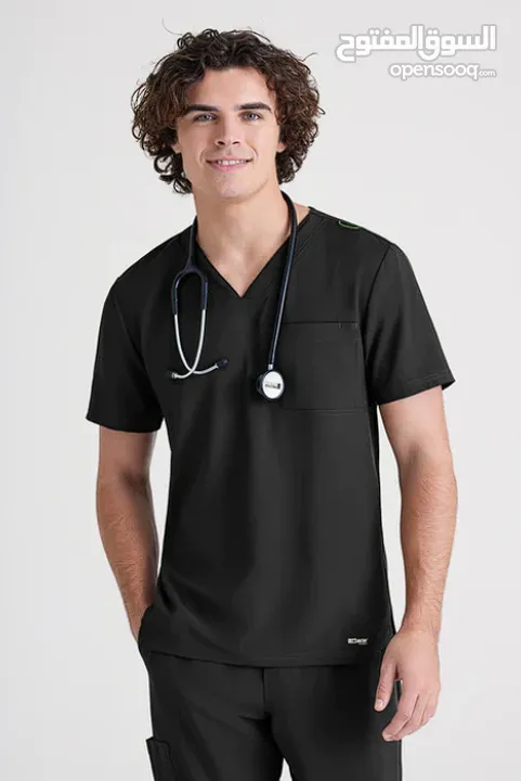 GREYS ANATOMY EVOLVE SCRUBS COLOR: RLACK (BRAND NEW) FREE DELIVERY