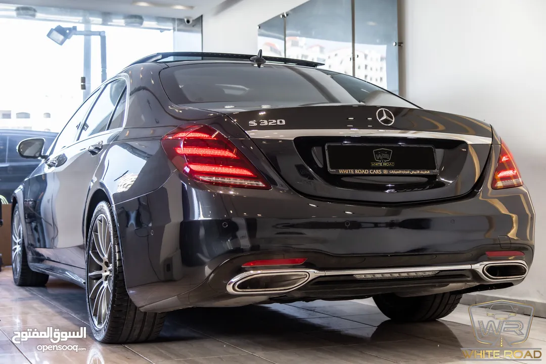 Mercedes S320 2018 Amg kit   السيارة وارد الشركة و قطعت مسافة 40,000 كيلو متر فقط