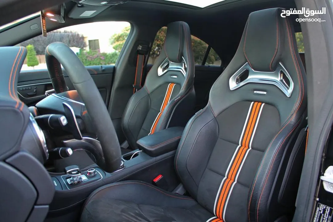 Mercedes cla 45 AMG 2016 Orange art edition  بحالة الوكالة مالك اول  اعلى مواصفات