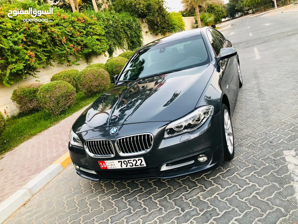 ‏BMW 528i موديل 2016 فل اضافات بحالة ممتازة  Bmw 528 i 2016 full option very clean car