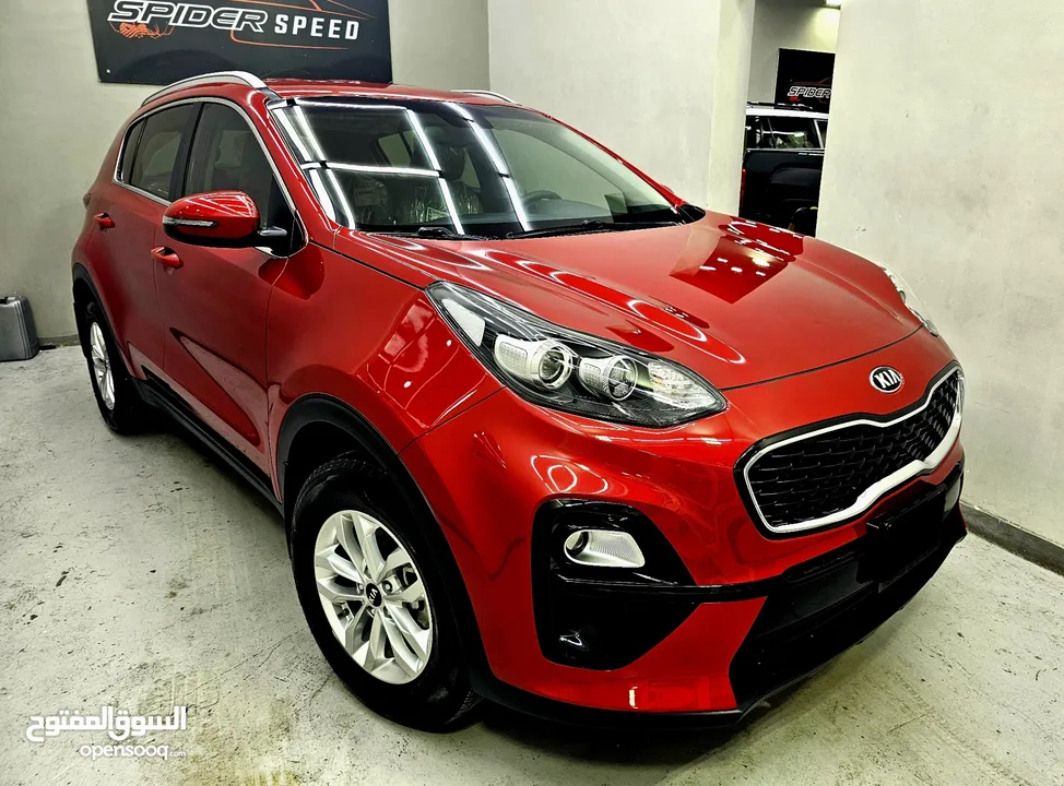 للبيع KIA SPORTAGE JEEP بحالة الوكالة ( على الضمان - وكالة البحرين - صبغ أصلي - مفحوص جاهز