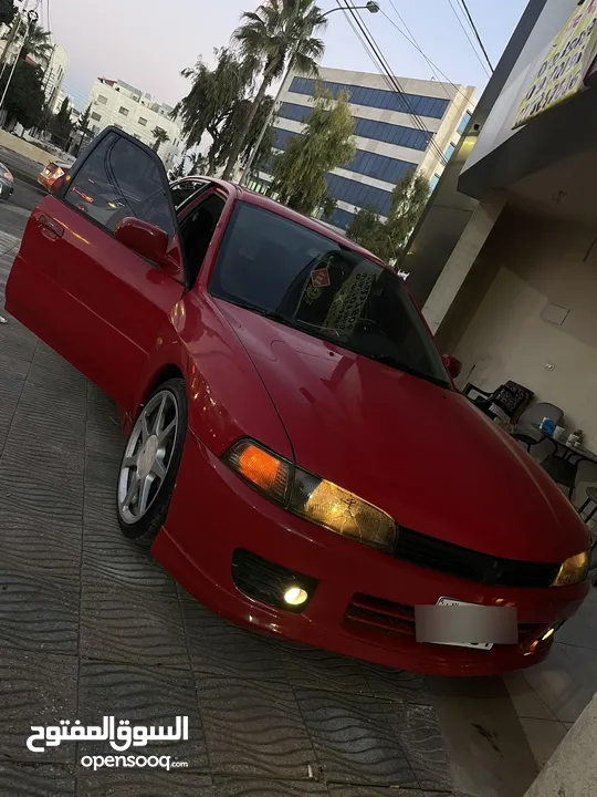 ميتسوبيشي لانسر 1996 جير عادي للبيع فوري والشرا ما بقصر معه