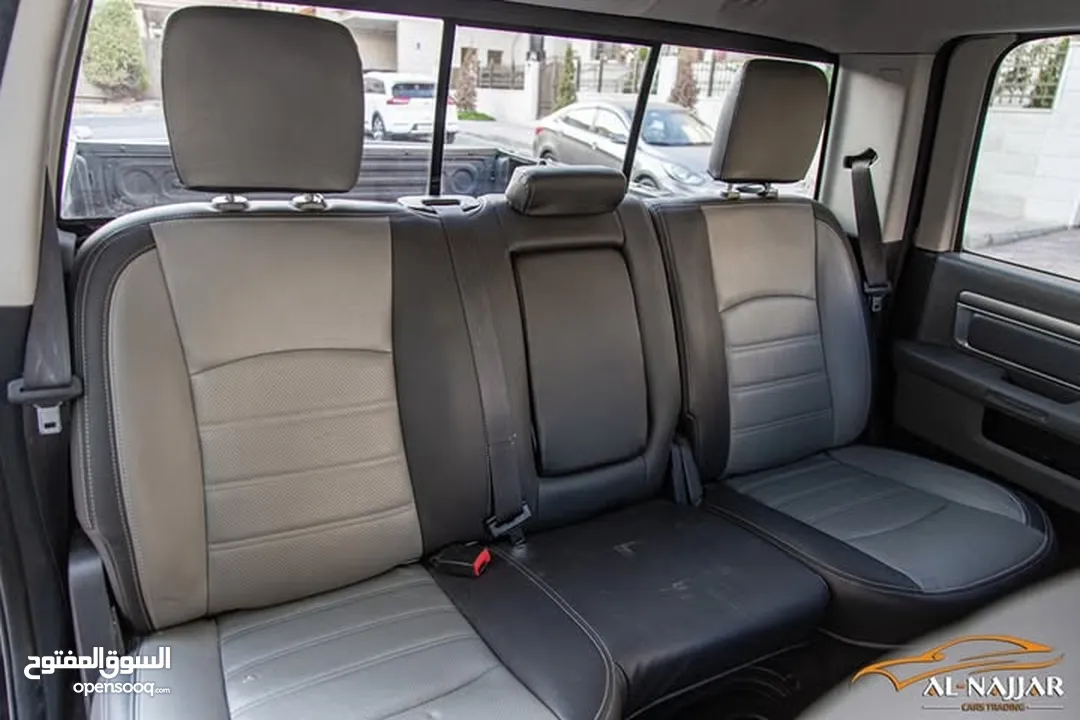 Dodge Ram Big horn 2019 gasoline   البكب بحالة الوكالة و قطع مسافة 51,000 ميل فقط