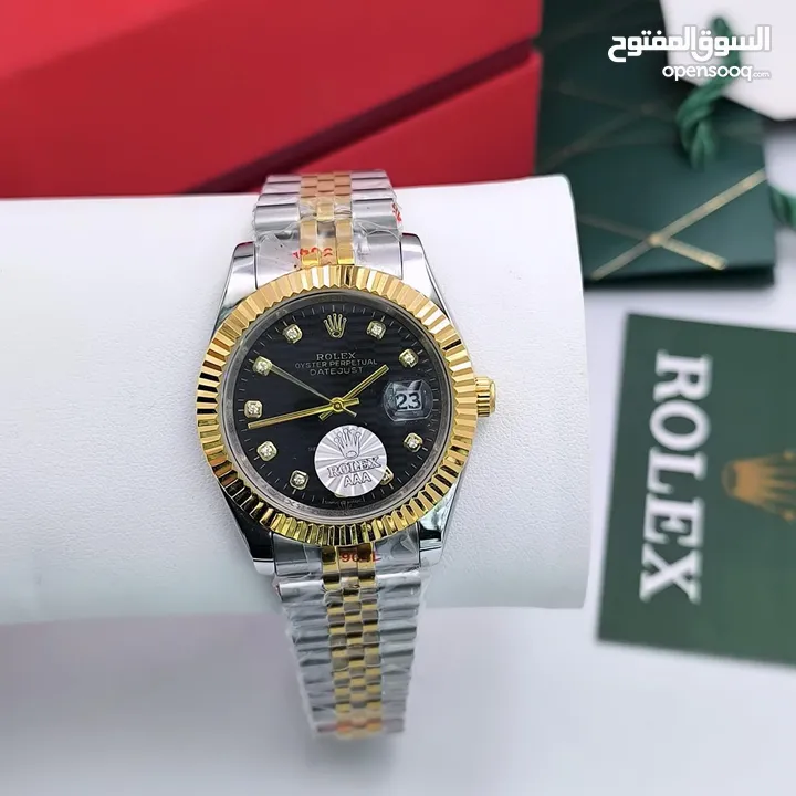 ساعات رولكس هاي كوالتي جميع الاصدارات جوده عاليه جدا استالس استيل ومتوفر جميع الماركات مع المرفقات