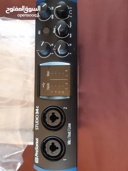 واجهة صوت استوديو احترافية Presonus 24c