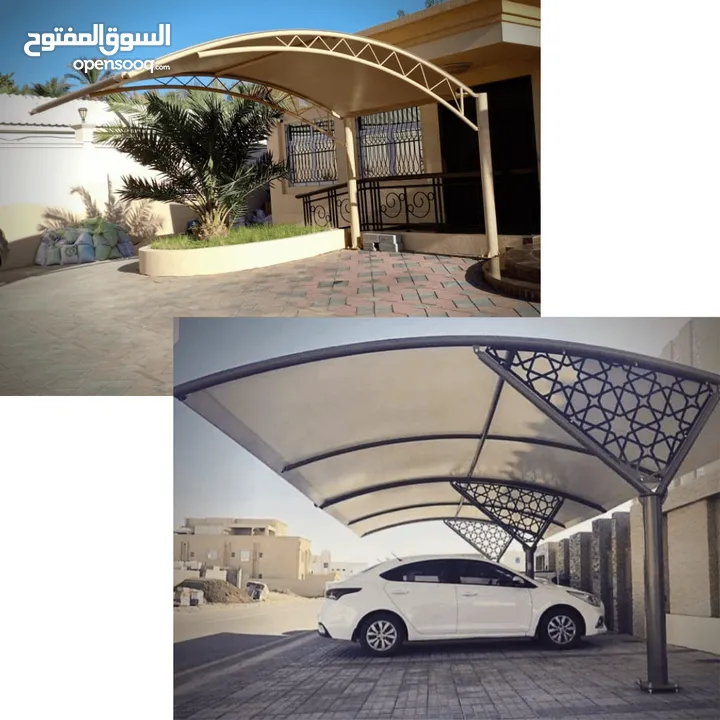 we do All Kinds Of Shade Work Car/bus parking
