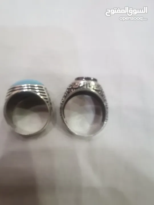 خواتم فضه عدد2 مسبحه عقيق عدد1