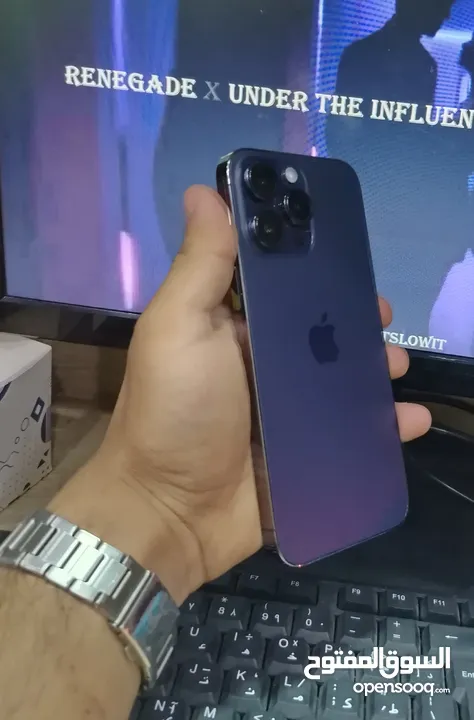 Ip : 14 pro max للبيع بحاله الوكاله نضيفه و مش مفتوح ولا مغير