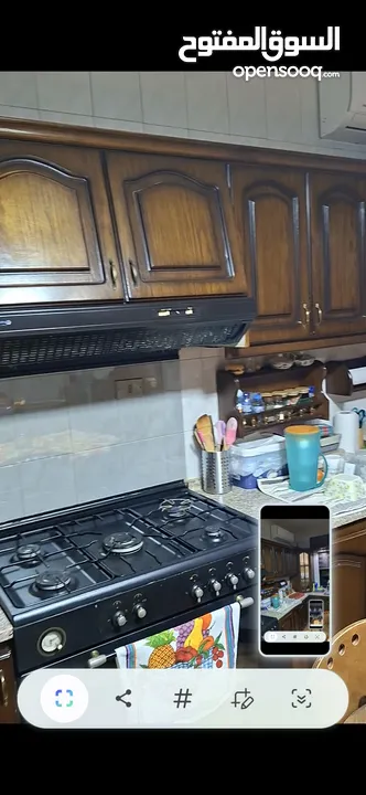مطبخ خشب بلوط مستعمل نظيف جدا