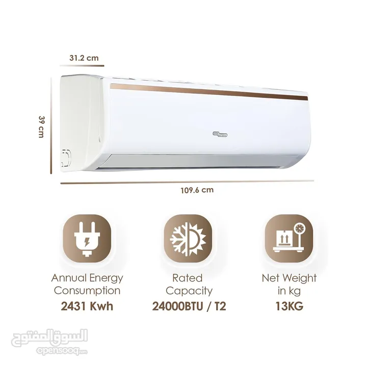 Super General 2 Ton Split Air Conditioner - Free Delivery - Warranty