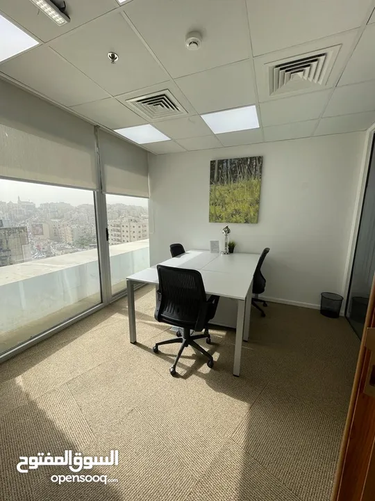 Fully serviced fully furnished offices in Khalda-Wifi Electricity Cleaning Receptionist all included
