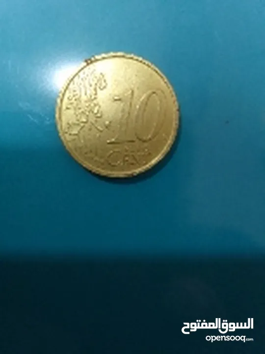 عشره سنت يورو عام 2001