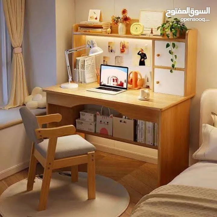 المكتب الدراسي الكامل المتكامل ناقصك بس كرسيك وتحط رجل على رجل