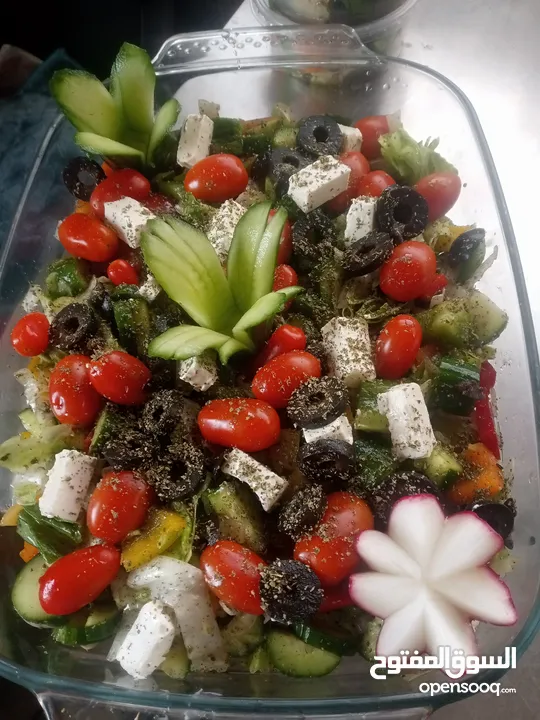 شيف طباخ شرقي وغربي وسلطات ابحث في الفندق عن عمل خبره في الاكل العربي والسلطات