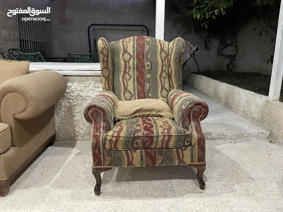 طقم كنب 7 مقاعد كنبه 3 مقاد كنبه مقعدين كنبتين مقعده