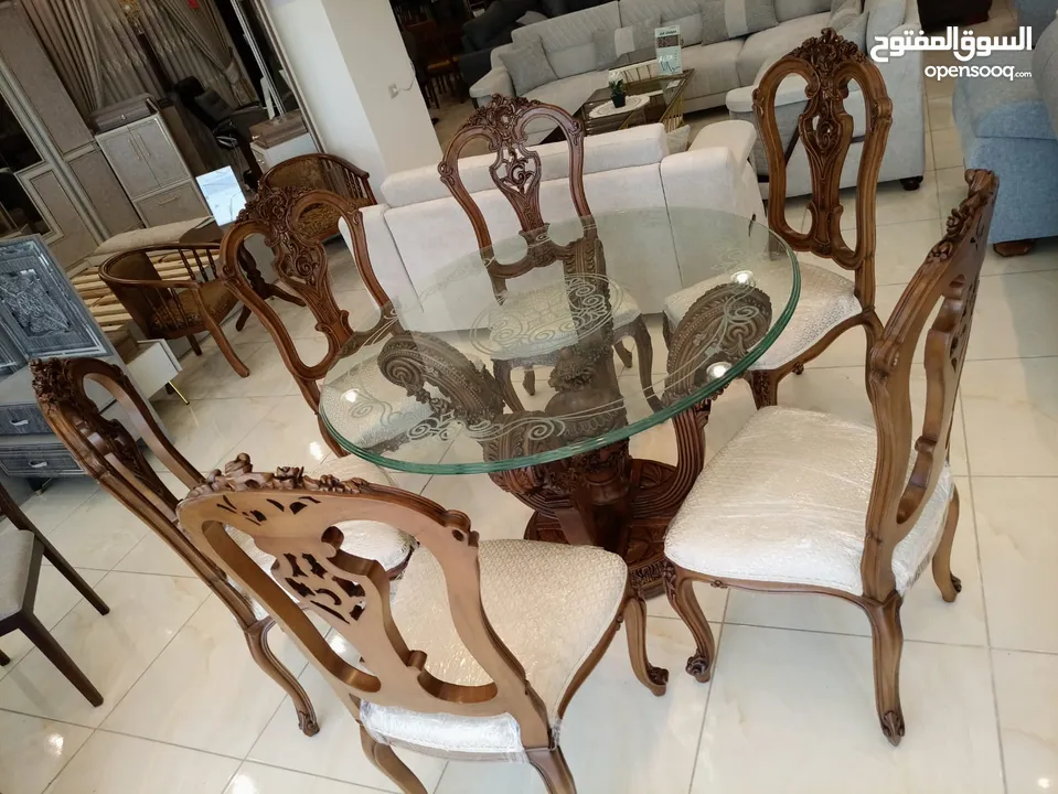 طاولة سفرة 6كراسي