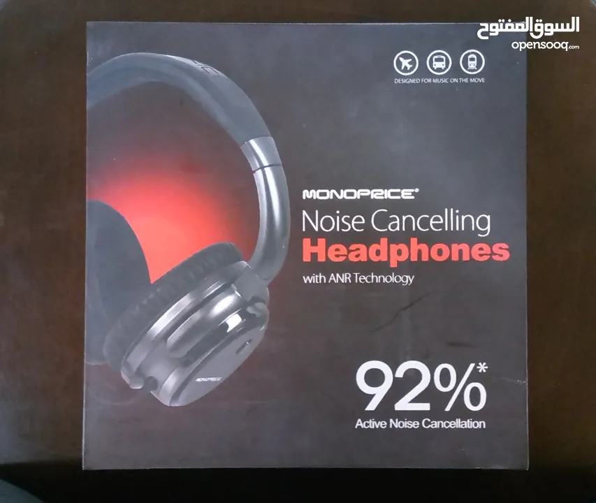 Monoprice Noise Cancelling Headphones سماعة اصلية عازلة للصوت وارد امريكا