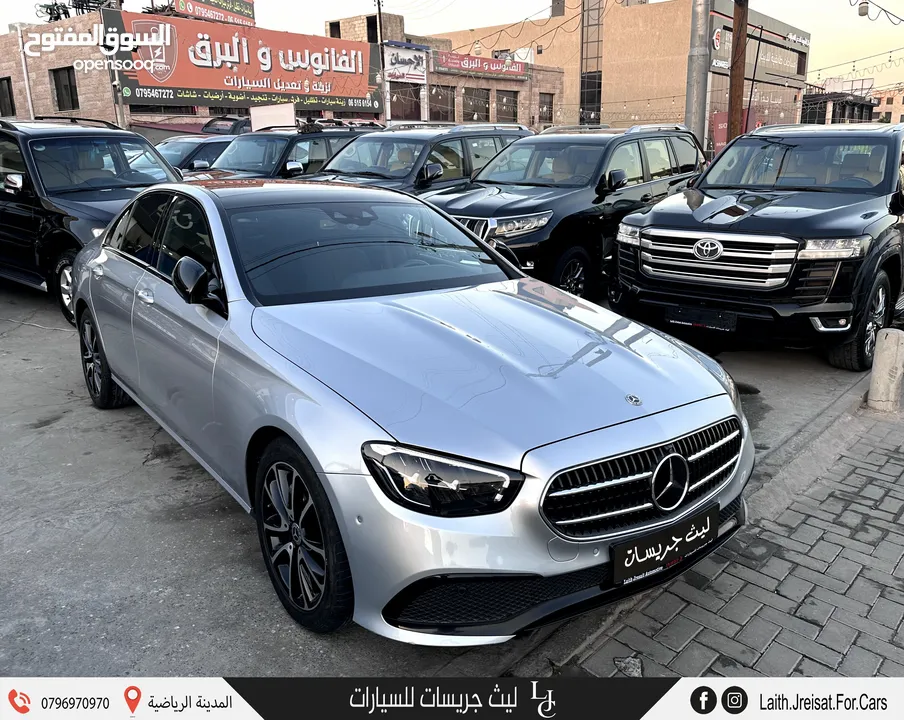 مرسيدس اي كلاس مايلد هايبرد نايت بكج 2021 Mercedes E200 Mild Hybrid Night Package