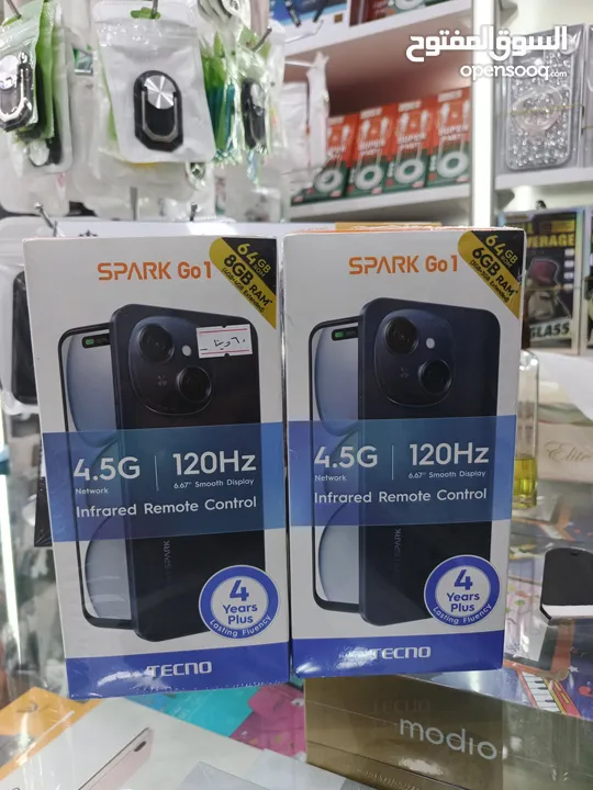 جديد  بالكرتونه Spark go 1 كفاله سنه كامله 64g 8ram
