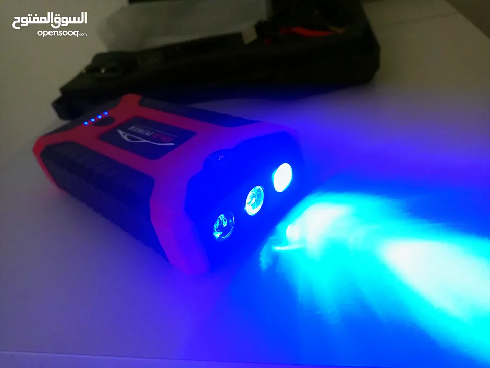 باوربانك طوارئ 12 فولت لتشغيل المركبات المتعددة وشحن الموبايل 12v emergency car jump starter