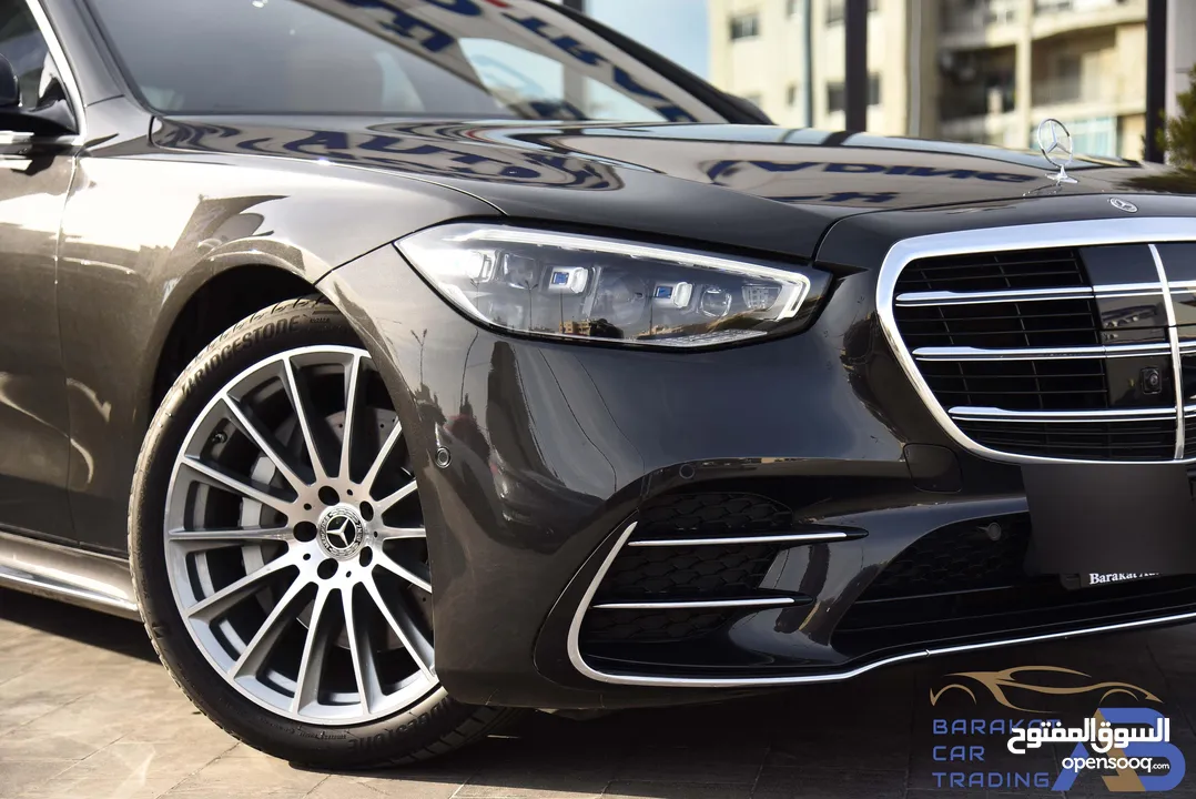 مرسيدس اس كلاس مايلد هايبرد وارد الوكالة 2022 Mercedes S450 4MATIC AMG Line Mild Hybrid