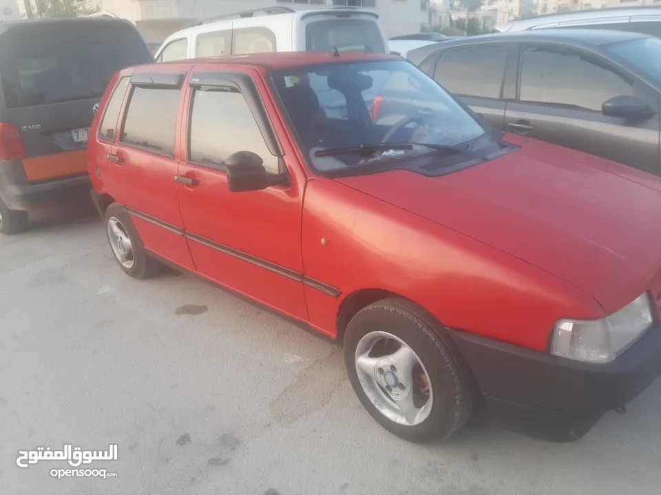 فيات اونو 92 للبيع لون احمر